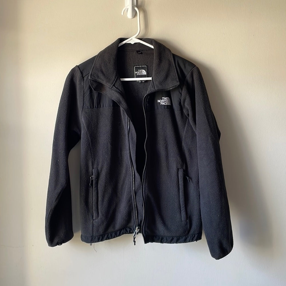 North Face black coat, small